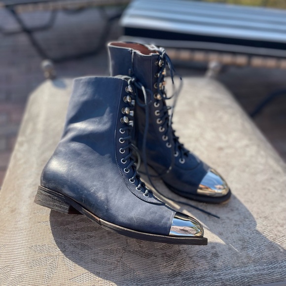 Jeffrey Campbell Zorro Leather Boots Size 6 - Picture 16 of 16